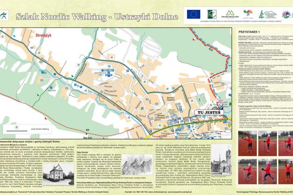 Szlak Nordic Walking - Ustrzyki Dolne