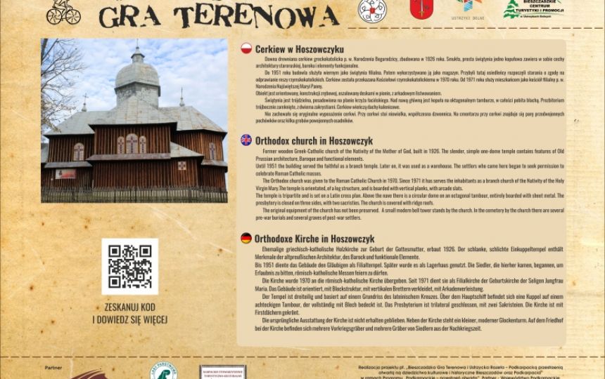 Bieszczadzka Gra Terenowa - Ziemia ustrzycka barwna kulturowo