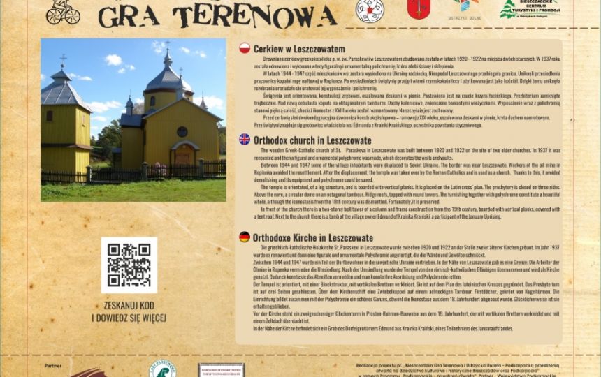 Bieszczadzka Gra Terenowa - Ziemia ustrzycka barwna kulturowo