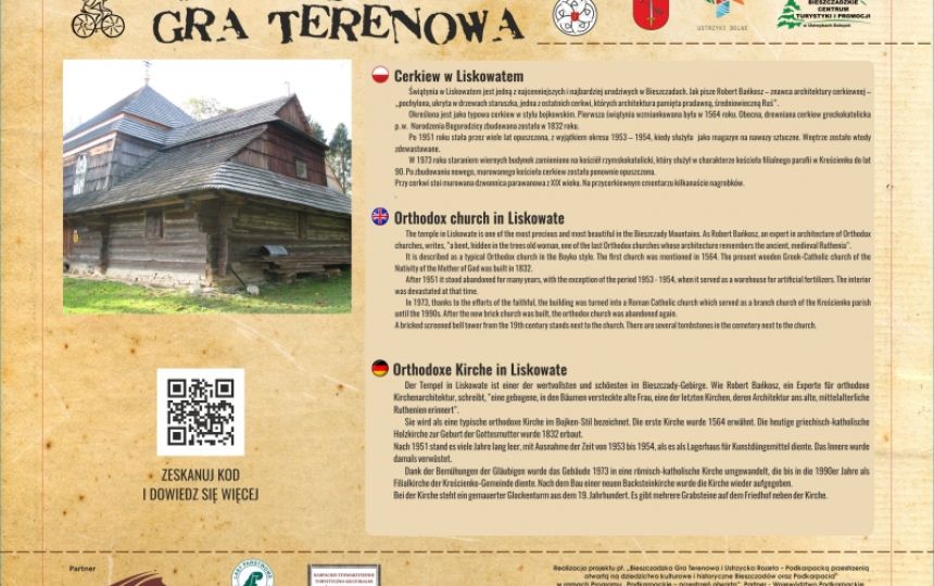 Bieszczadzka Gra Terenowa - Ziemia ustrzycka barwna kulturowo