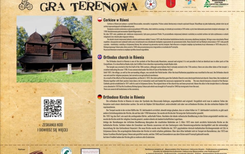 Bieszczadzka Gra Terenowa - Ziemia ustrzycka barwna kulturowo