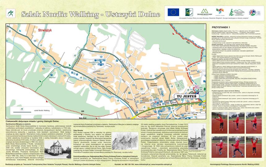 Szlak Nordic Walking - Ustrzyki Dolne